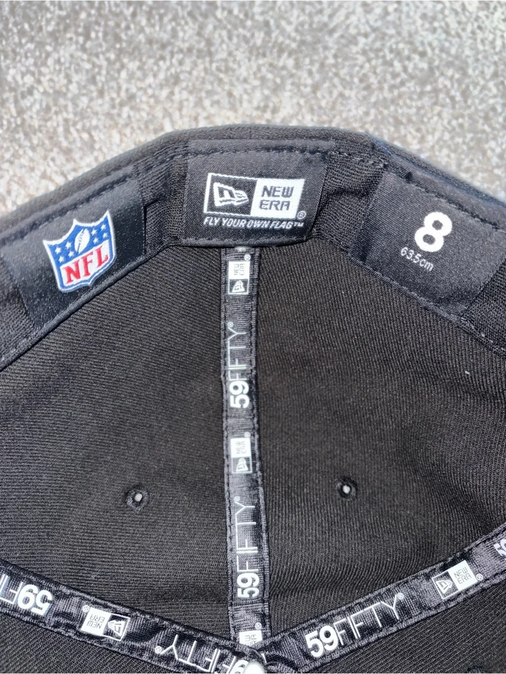New Era Baltimore Ravens Super Bowl  Fitted 59FIFTY Cap Size 8